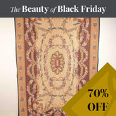 Chinese needle point flat weave rug or wallhanging - BF150507