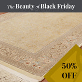 Fine part silk handmade Oriental Isfahan rug - BF262510