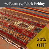 Handmade Afghan Samarkand rug - BF273858