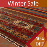 Handmade Afghan Samarkand rug - WS273858