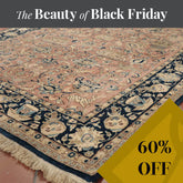 Fine handmade Oriental Qum wool and silk rug - BF295591