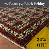 Handmade oriental Abadeh rug - BF306289