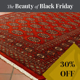 Handmade Pakistan Bokhara rug - BF306374