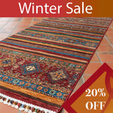 Handmade Afghan Kharjeen medium runner - WS307380