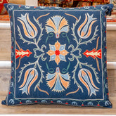 Handmade Uzbek Suzani Silk Cushion - 307746-BN