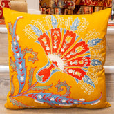 Handmade Uzbek Suzani Silk Cushion - 307746-BP