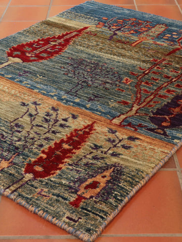 Handmade Afghan Luri Gabbeh rug - 307967