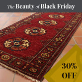 Handmade short Afghan Ersari runner - BF308105