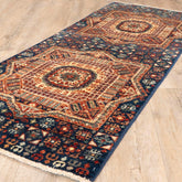 Handmade Afghan Choeb Rang short runner - 308348