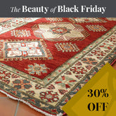 Handmade fine Afghan Kazak rug - BF308426