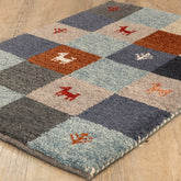 Handmade Indo Persian Gabbeh mat - 308644