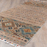 Handmade fine Afghan Samarkand short runner - 308758