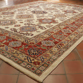 Handmade fine Afghan Kazak carpet - 308991