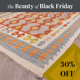 Handmade Afghan Kilim - BF309397