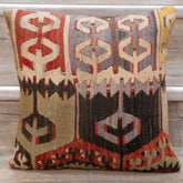 Small Handmade Turkish kilim cushion -309674-Y