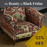 Handmade Turkish kilim Lenny Chair - BF309802