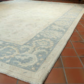 Handmade Afghan silverwash Ziegler carpet - 309808