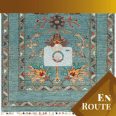 Handmade Afghan Sultani runner - ENR309901