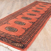 Handmade Pakistan Bokhara short runner - 309919