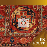 Handmade Afghan Ersari rug - ENR310038