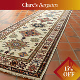Handmade fine Afghan Kazak long runner - CB308504