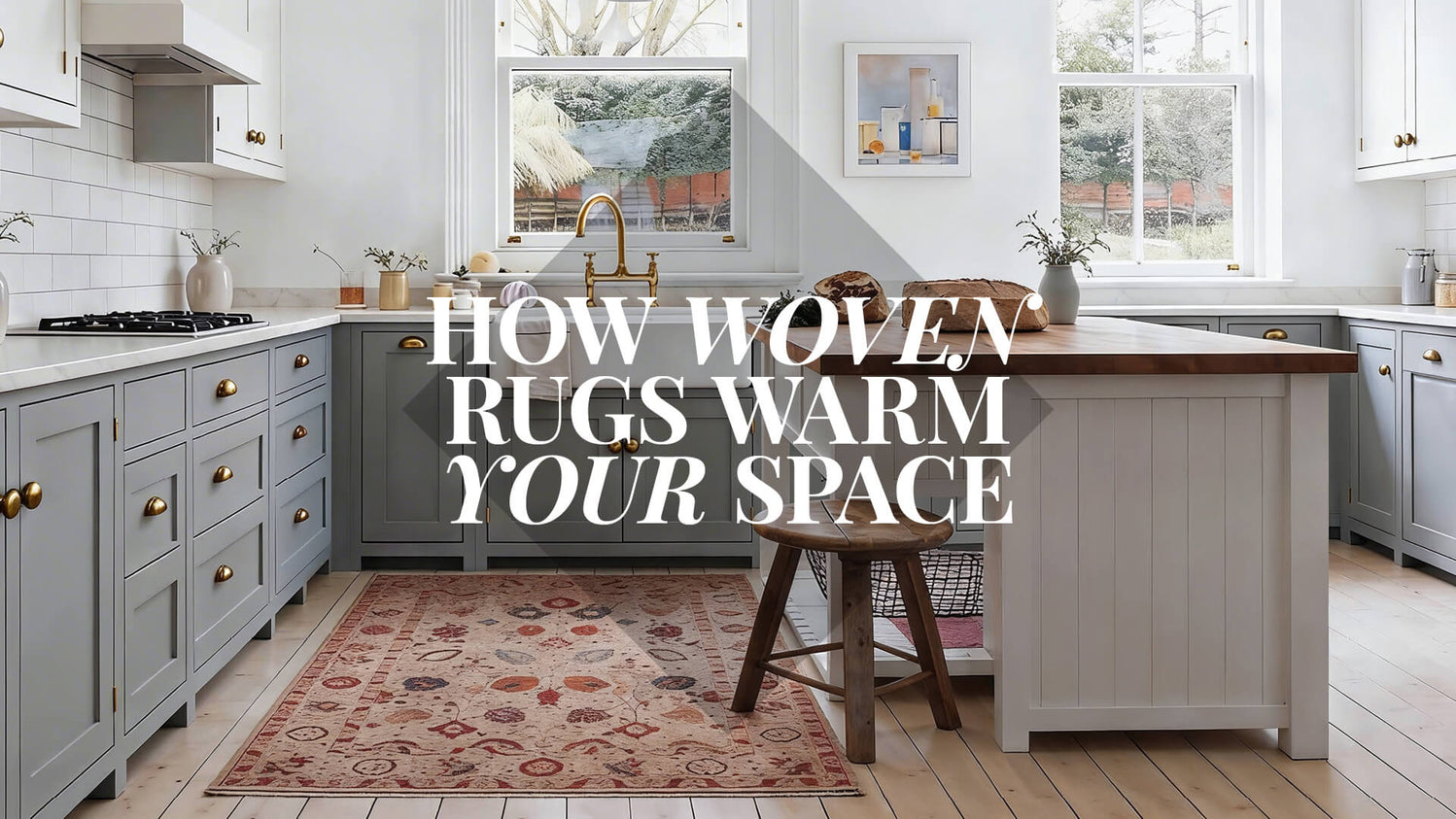 How woven rugs warm your space – From insulation to visual interest ...