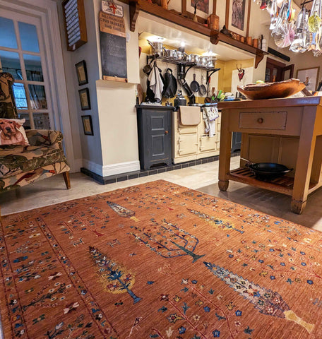 Rugs traditionally handmade by Artisans