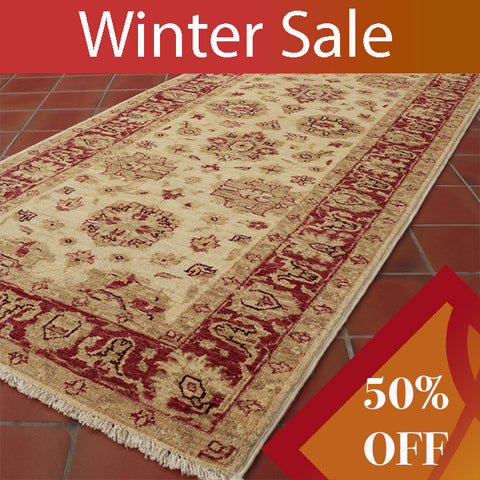 Fine handmade Afghan Ziegler runner - WS139515