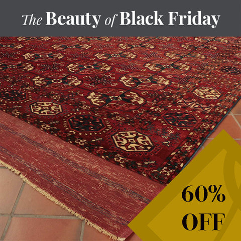 Antique handmade Tekke Turkoman carpet - BF139668