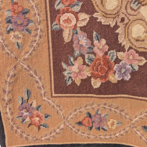 Chinese needle point flat weave rug or wallhanging - 150507
