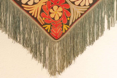 very old Fine silk camel decoration - BF160369