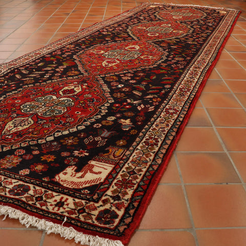 Handmade Oriental Qashqai wide runner - 262454
