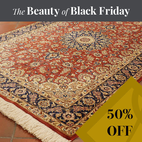 Extra fine handmade Oriental Qum silk - BF273880