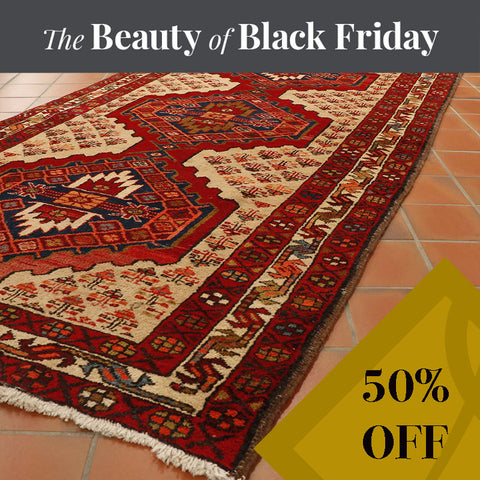 Handmade Persian Sarab wide runner - BF274056