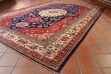 Handmade fine Afghan Kazak rug - 284937