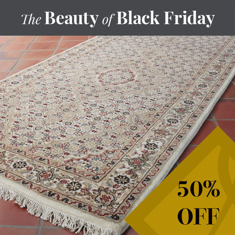 Fine handmade Indian Tabriz runner - BF285122