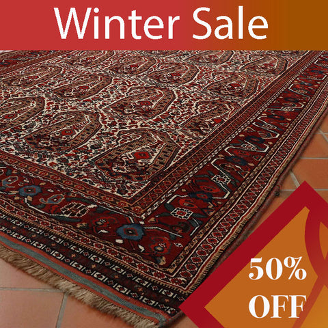 Antique handmade Oriental rug - WS295623