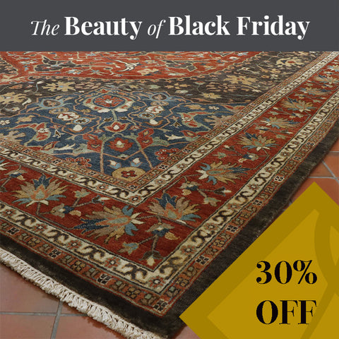 Handmade Indo Ushak carpet - BF295637