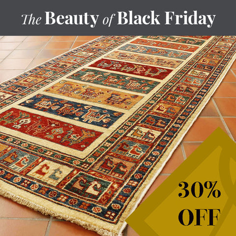 Handmade Afghan Aryana runner - BF295716