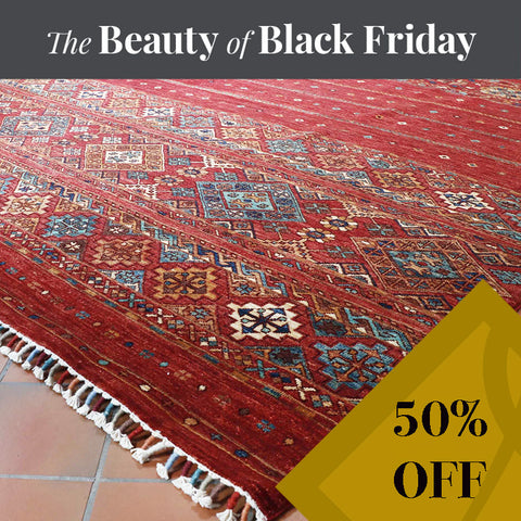 Handmade Afghan Samarkand carpet - BF295728