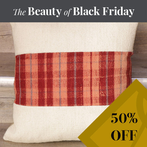 Small Handmade Turkish Kilim Cushion - BF295814