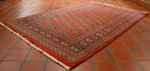 Handmade Pakistan Bokhara rug - BF306374