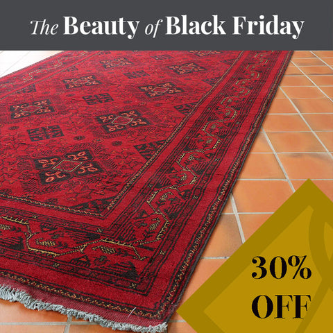 Handmade Afghan Khal Mohammadi wide runner - BF306660