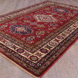 Handmade fine Afghan Kazak rug - 307026