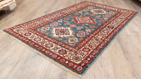 Handmade fine Afghan Kazak rug - 307035