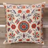 Handmade Uzbek Suzani Silk Cushion - 307746-11