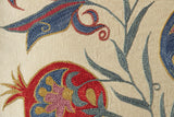 Handmade Uzbek Suzani Silk Cushion - 307746-2