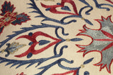 Handmade Uzbek Suzani Silk Cushion - 307746-5