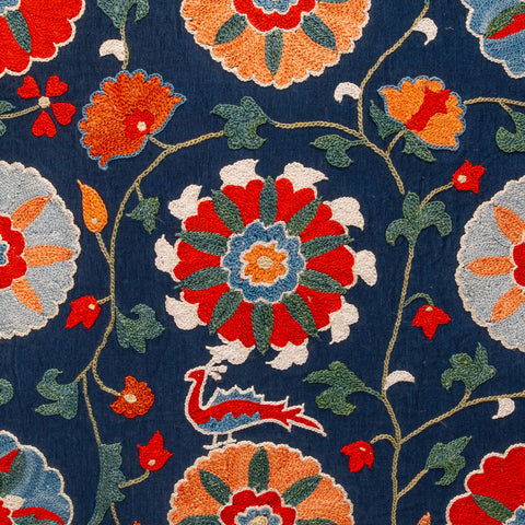 Handmade Uzbek Suzani Silk Cushion - 307746-AR