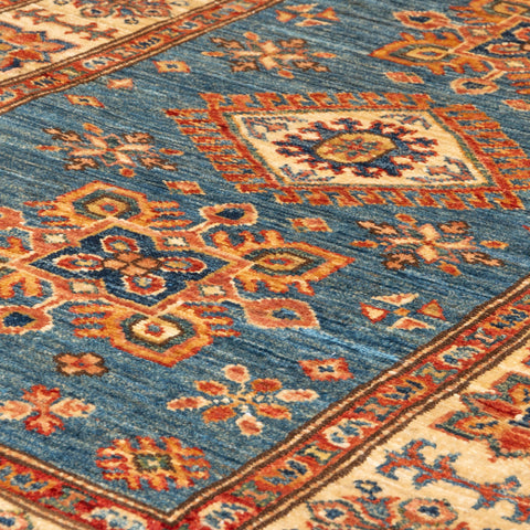 Handmade fine Afghan Kazak Rug - 307804